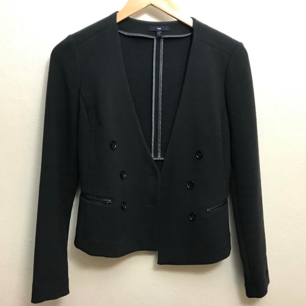 Banana Republic Navy Blazer Sz 2